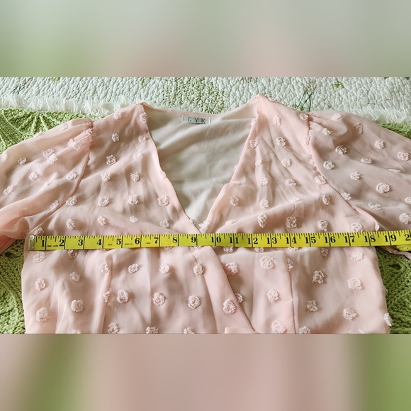 Dusty Rose Wrap Top - Picture 2 of 7